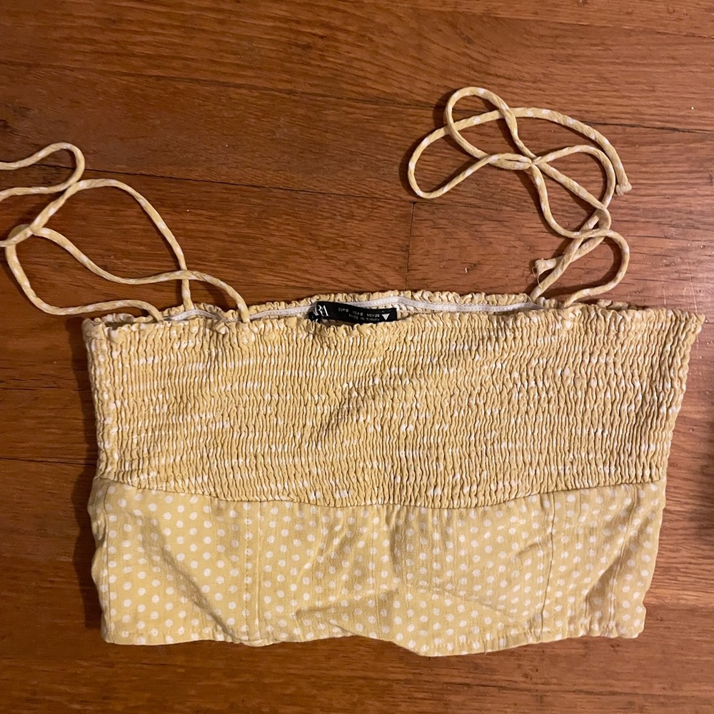 ZARA Yellow Tank